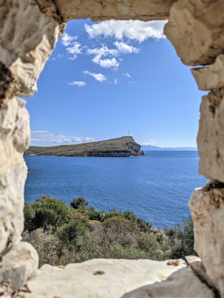Vue sur la mer depuis la Forteresse d’Ali Pasha, en Albanie